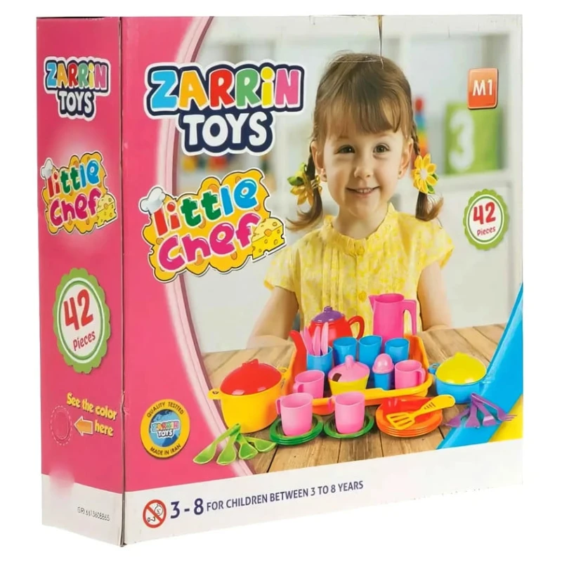 Набор игрушечной посуды Zarrin Toys Little Chef, 42 предмета