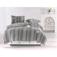 Örtük və yastıq üzü dəsti HAJ55, yorğan üzü 200x220 sm, mələfə 160x200+25 sm, 2 əd yastıq üzü 50x70 sm, boz