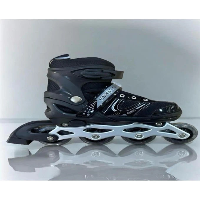 Роликовые коньки для детей BB-319, размер 35-38, черный