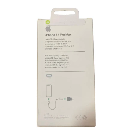 Зарядное устройство 20W Power USB-C to Lightning Cable White