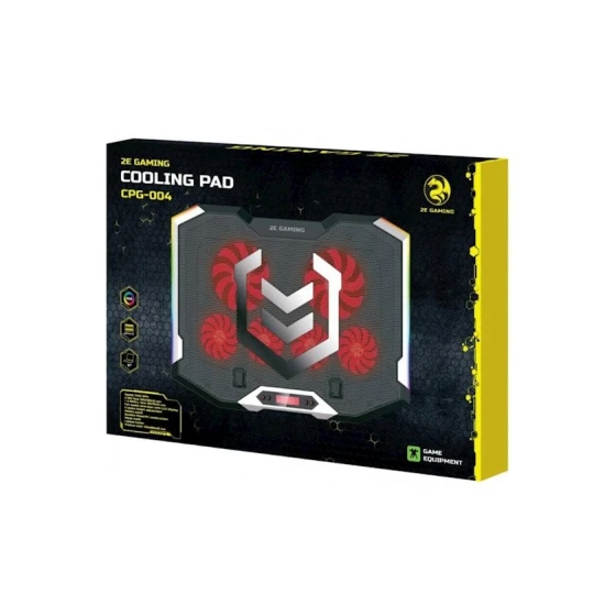 Подставка для ноутбука с охлаждением 2E Gaming 2E-CPG-004 Black Подставка для ноутбука с охлаждением 2E Gaming 2E-CPG-004 Black