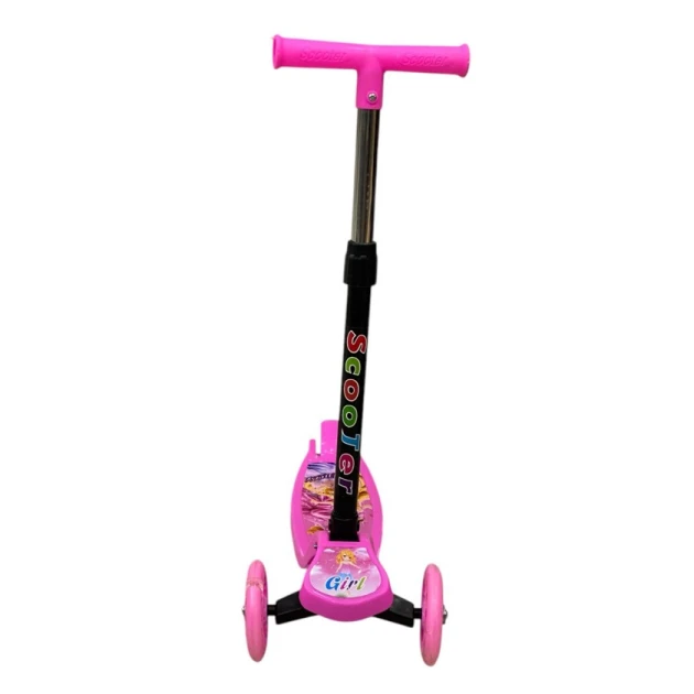 Детский самокат L077_pink, розовый Детский самокат L077_pink, розовый
