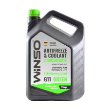 Антифриз Winso Antifreeze & Coolant Concentrate Green G11, 5 л