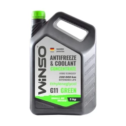 Антифриз Winso Antifreeze & Coolant Concentrate Green G11, 5 л