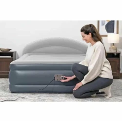 Şişmə çarpayı BestWay, PVC, boz, 229x152x84 sm