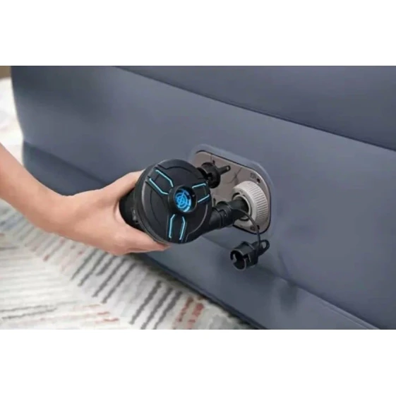 Надувная кровать BestWay, ПВХ, серая, 229x152x84 см Надувная кровать BestWay, ПВХ, серая, 229x152x84 см