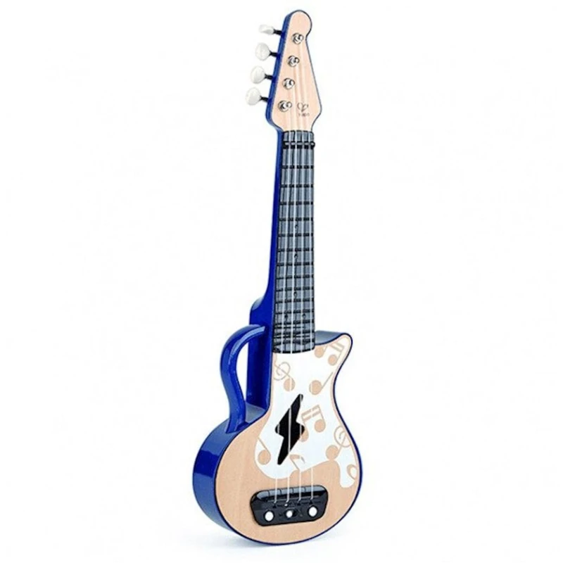 Uşaqlar üçün gitara Hape Learn With Lights Ukulele - Blue, 3+ yaş