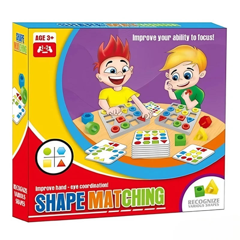 Развивающая игра Shape MatChing O225588034, 20x20 см, от 3 лет Развивающая игра Shape MatChing O225588034, 20x20 см, от 3 лет