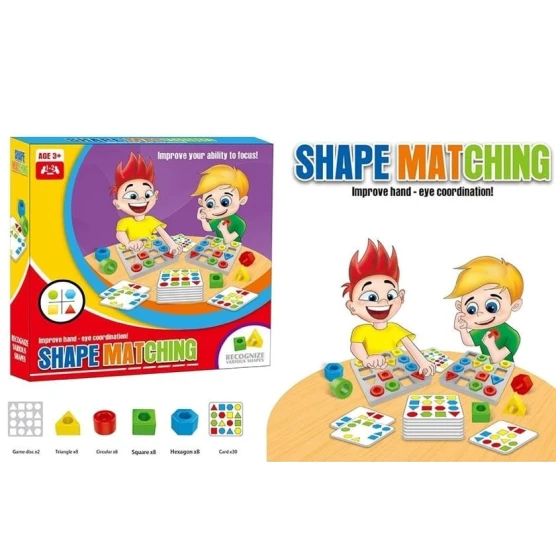 Развивающая игра Shape MatChing O225588034, 20x20 см, от 3 лет Развивающая игра Shape MatChing O225588034, 20x20 см, от 3 лет