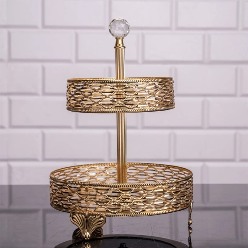 Этажерка Zeyve Nil, металл/стекло, золотистая, 30x20 см Этажерка Zeyve Nil, металл/стекло, золотистая, 30x20 см