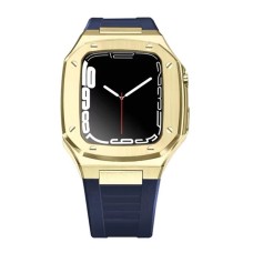 Qayış və çexol SW704 Apple Watch 44/45mm üçün Blue/Gold