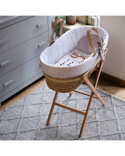 Hörülmüş səbətlər üçün dəst Story Funna Baby 9881, boz