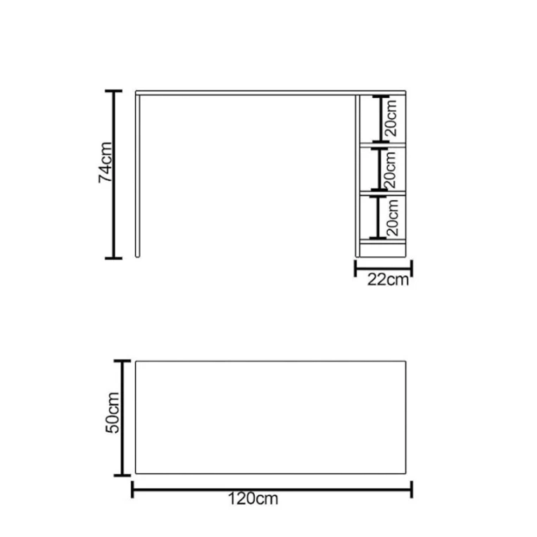 Компьютерный стол Art Mebel House 125.
