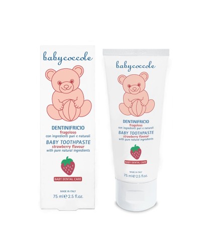 Çiyələk ətirli diş məcunu Babycoccole,75 ml
