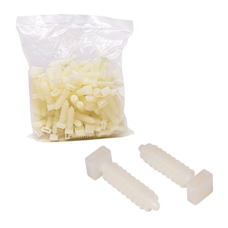 Набор саморезов TM.26057, 8x45 мм, 100 шт, белые Набор саморезов TM.26057, 8x45 мм, 100 шт, белые