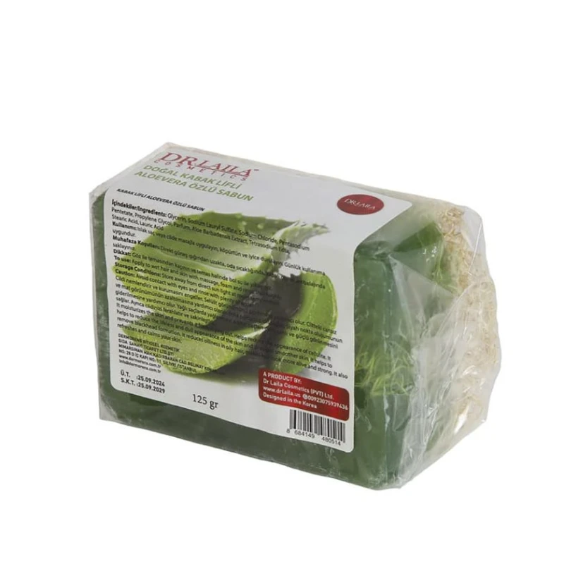 Sabun Dr.Laila Doğal Kabak Lifli Aloe Vera Özlü 125 q