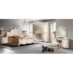 Спальный гарнитур Slonim mebel Lorena Yod-45, бежевый Спальный гарнитур Slonim mebel Lorena Yod-45, бежевый