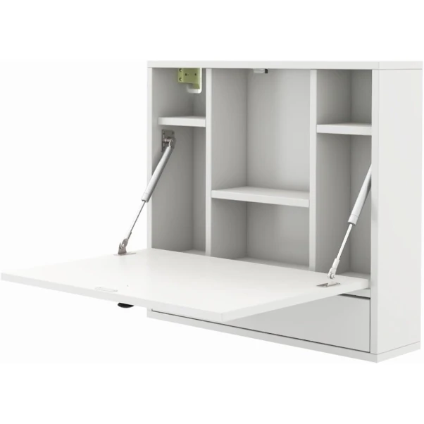 Компьютерный стол Art_Komp_Masası 2, ламинат, белый, 60х90х45 см