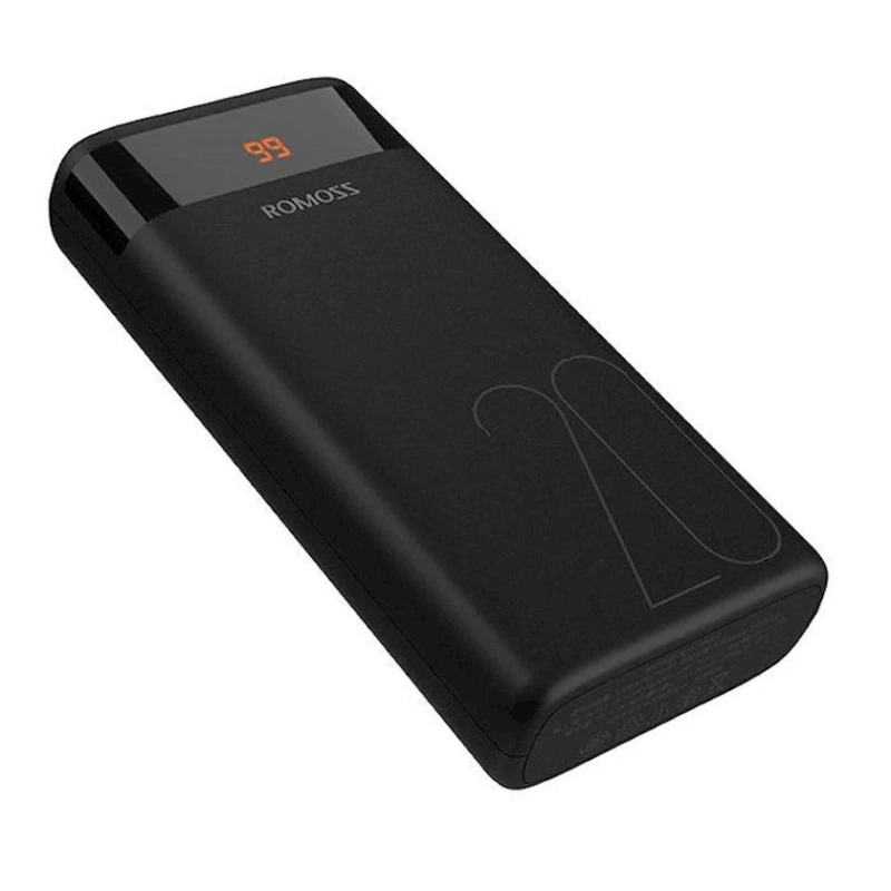 Внешний аккумулятор Romoss Ares 20 20000 mAh, Черный Внешний аккумулятор Romoss Ares 20 20000 mAh, Черный