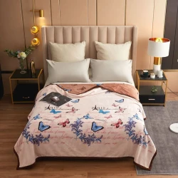 Покрывало ET-1249, 200x230 см, евро, шелк/бамбук, разноцветное