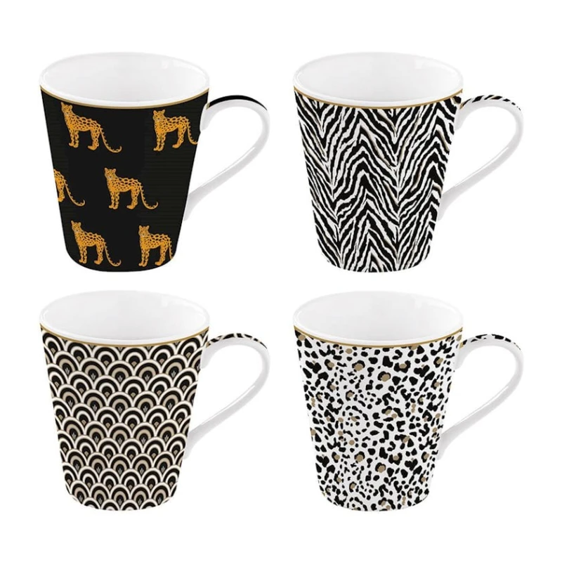 Набор чашек Easy Life Coffeemania Savana, 300 мл, 4 шт Набор чашек Easy Life Coffeemania Savana, 300 мл, 4 шт