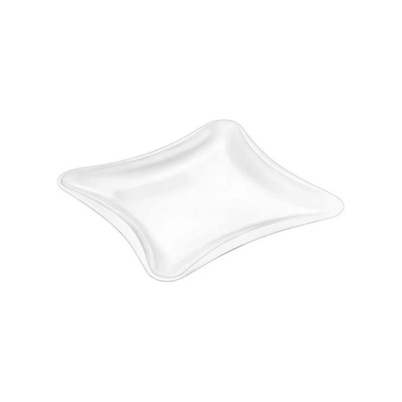 Süfrə üçün qab Wilmax WL-991264, fiqurlu, 19.5x19.5 sm, farfor, ağ