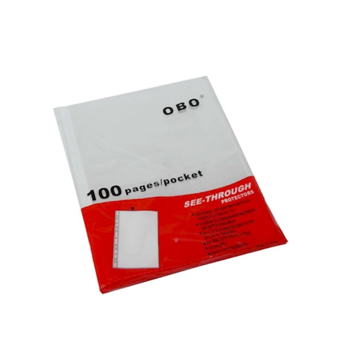 Файлы Obo, А4, 100 шт, прозрачный Файлы Obo, А4, 100 шт, прозрачный