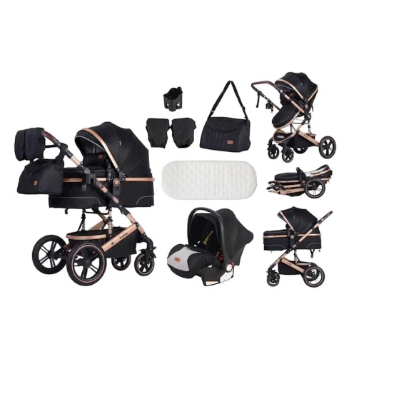 Детская коляска Kidilo 530S-C, черная