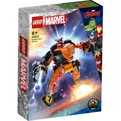 Конструктор LEGO Super Heroes Marvel Rocket Mech Armor 76243, 6+ лет, 98 элементов