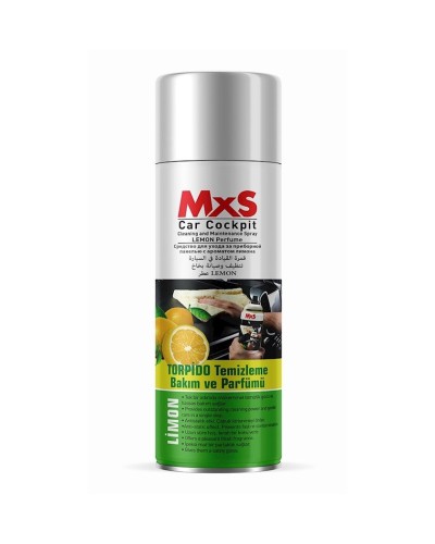 Avtomobil üçün ümumi təmizləyici sprey Mxs Limon ətirli, 200 ml
