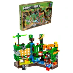 Конструктор Minecraft My World LB607 Зеленая крепость, 501 шт, 6+ лет Конструктор Minecraft My World LB607 Зеленая крепость, 501 шт, 6+ лет