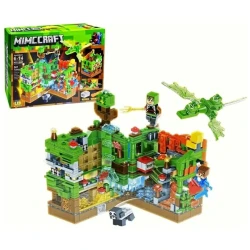 Конструктор Minecraft My World LB607 Зеленая крепость, 501 шт, 6+ лет Конструктор Minecraft My World LB607 Зеленая крепость, 501 шт, 6+ лет