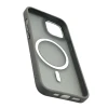 Çexol Magsafe Apple iPhone 13 üçün, Matte Gray/Transparent