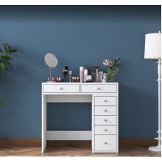 Makiyaj masası Art Mebel 95, LDSP, ağ, 80x90x45 sm