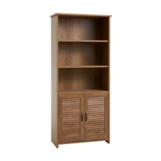 Stellaj JYSK Manderup 88x43x199 sm, MDF/XDF/DSP/melamin, palıd ağacı