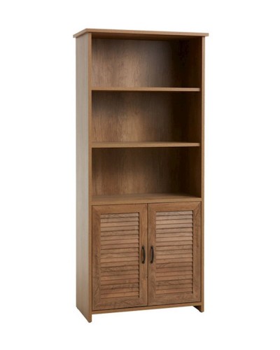 Stellaj JYSK Manderup 88x43x199 sm, MDF/XDF/DSP/melamin, palıd ağacı