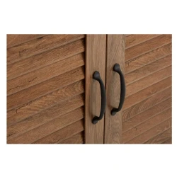 Стеллаж JYSK Manderup 88x43x199 см, МДФ/ХДФ/ДСП/меламин, дуб Стеллаж JYSK Manderup 88x43x199 см, МДФ/ХДФ/ДСП/меламин, дуб