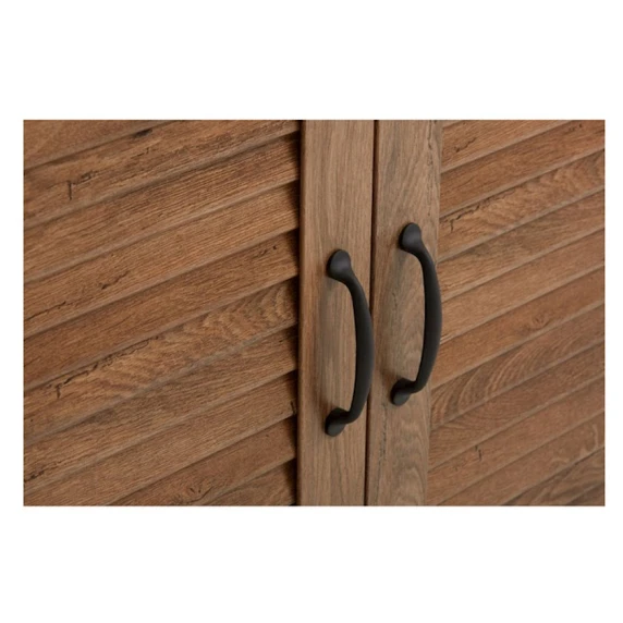 Стеллаж JYSK Manderup 88x43x199 см, МДФ/ХДФ/ДСП/меламин, дуб Стеллаж JYSK Manderup 88x43x199 см, МДФ/ХДФ/ДСП/меламин, дуб