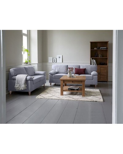 Stellaj JYSK Manderup 88x43x199 sm, MDF/XDF/DSP/melamin, palıd ağacı