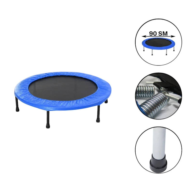 Батут Gymnic 1669-1, 90 см, черный Батут Gymnic 1669-1, 90 см, черный