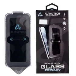 Защитное стекло Alpha Tech Premium Protective для Apple iPhone 13/14 (Privacy)