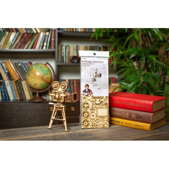 3D пазл SmartWood Vintage Camera, 23x9x1 см 3D пазл SmartWood Vintage Camera, 23x9x1 см
