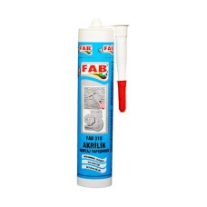 Yapışqan FAB boya, 310 ml, ağ