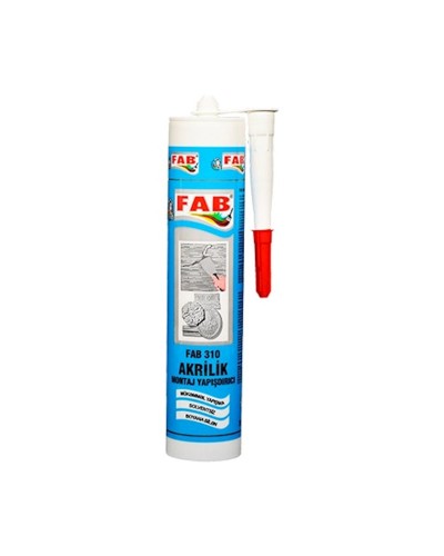 Yapışqan FAB boya, 310 ml, ağ