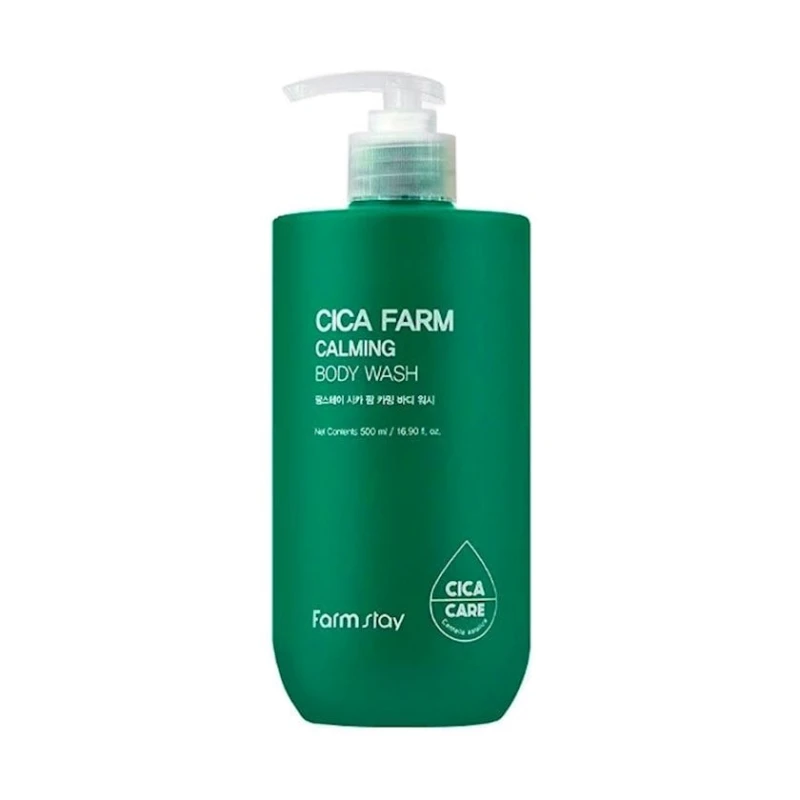 Гель для душа FarmStay Cica Farm Calming Body Wash, 500 мл Гель для душа FarmStay Cica Farm Calming Body Wash, 500 мл