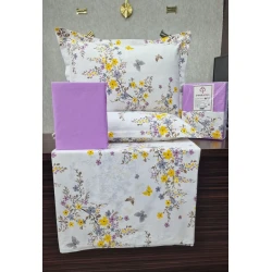 Комплект постельного белья Trend Cotton 00004475, пододеяльник 200x220 см, простыня 240x260 см, 2 наволочки 50x70 см, двуспальный, хлопок, разноцветный