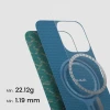 Чехол Pitaka Tactile Woven MagSafe для Apple iPhone 16 Pro Green/Gold Чехол Pitaka Tactile Woven MagSafe для Apple iPhone 16 Pro Green/Gold