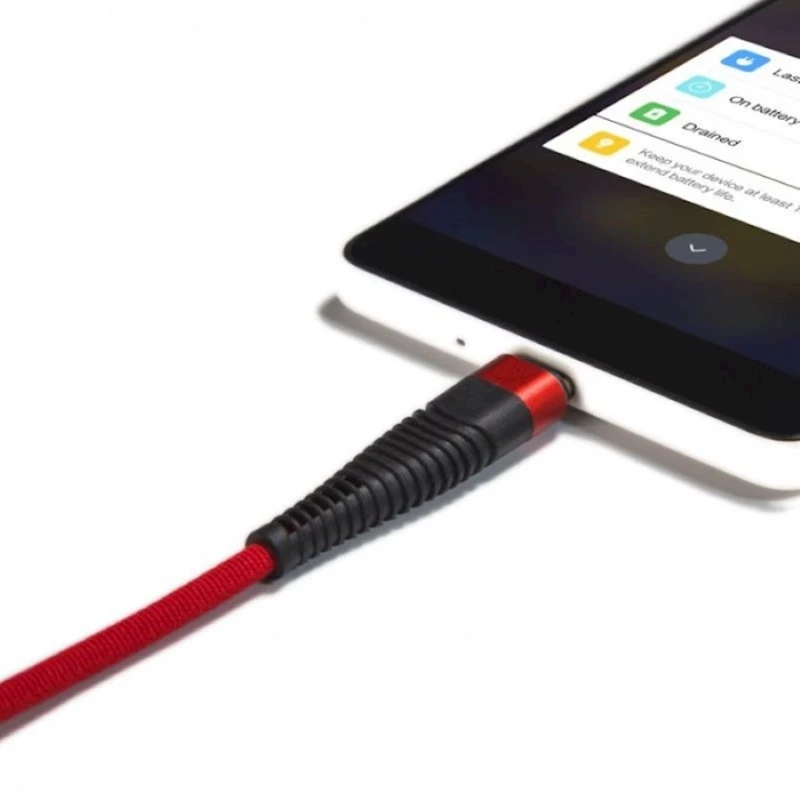 Kabel Micro USB Bakeey Ripple, 1 m, qırmızı Kabel Micro USB Bakeey Ripple, 1 m, qırmızı