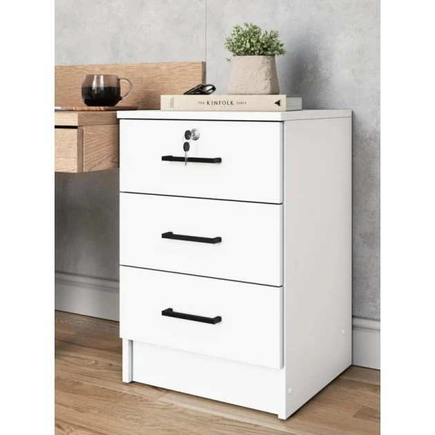 Тумба Ev Plus ev_12116227, ЛДСП, белый, 60 x 40 x 38 см Тумба Ev Plus ev_12116227, ЛДСП, белый, 60 x 40 x 38 см