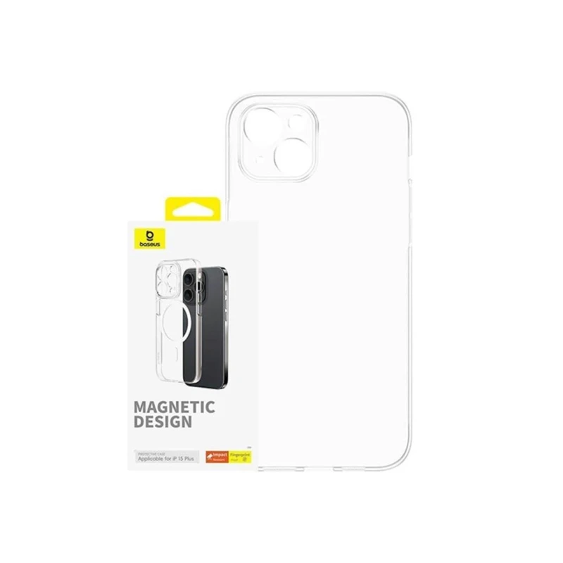 Чехол Baseus Lucent Series Magnetic для Apple iPhone 15 Plus, Clear Чехол Baseus Lucent Series Magnetic для Apple iPhone 15 Plus, Clear